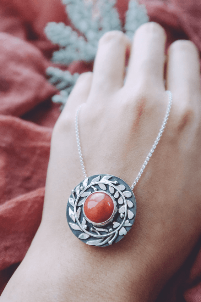 Laurel Wreath Necklace & Broch no.2