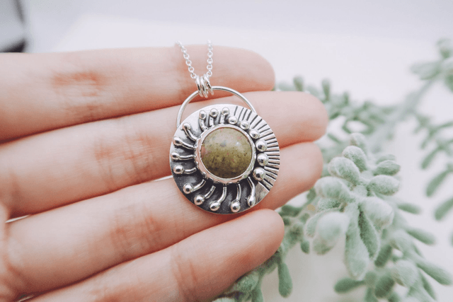 Maidenhair Spleenwort Necklace